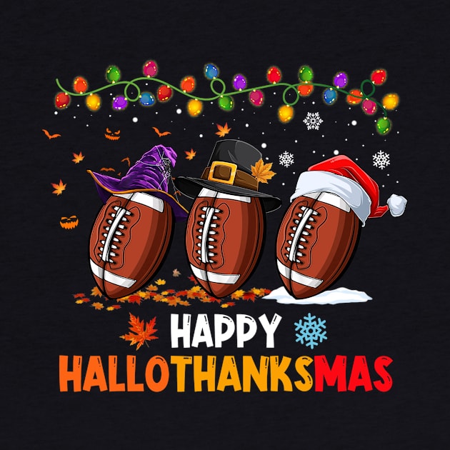 Football Costume Halloween Thanksgiving Christmas Happy Hallothanksmas by Magazine